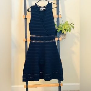 Navy dress by Cupcakes and Cashmere. Size small.